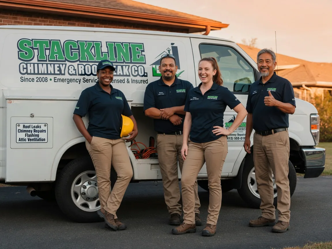 Chimney flashing repair company in Oakland, IL